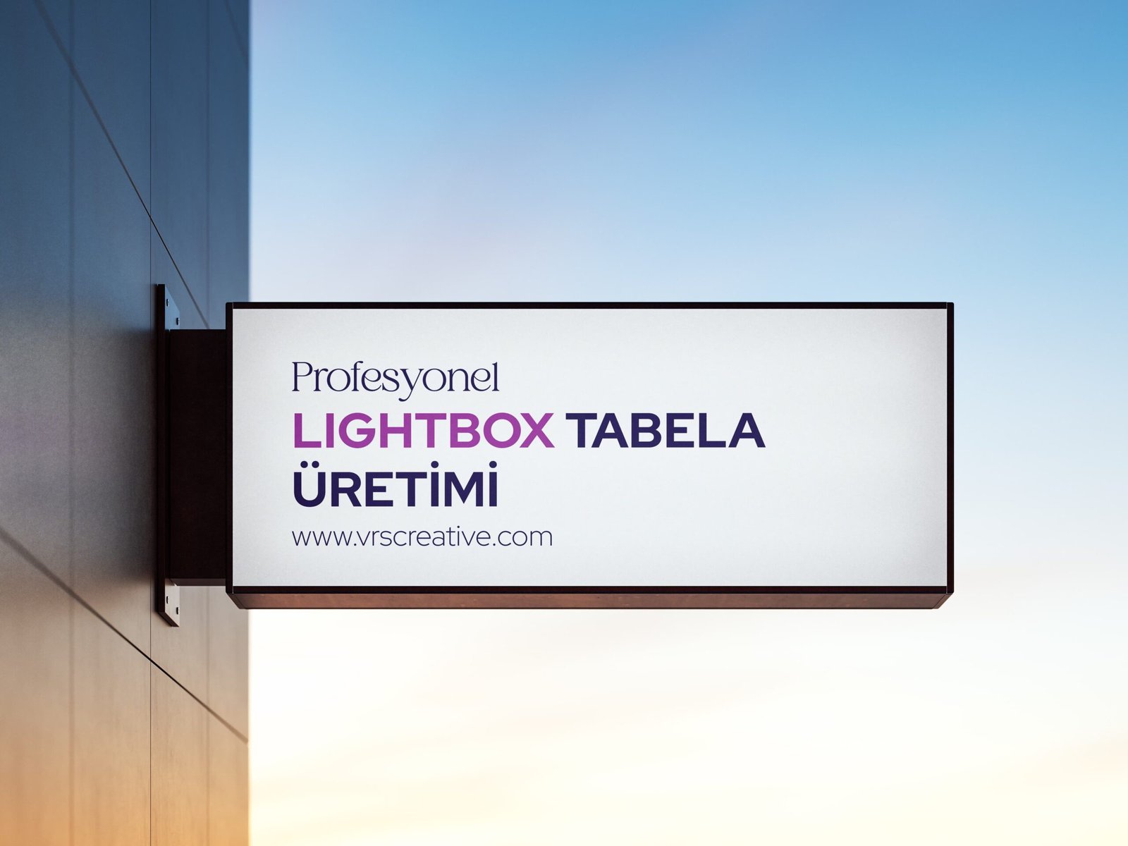 VRS Creative ışıklı tabela uygulaması