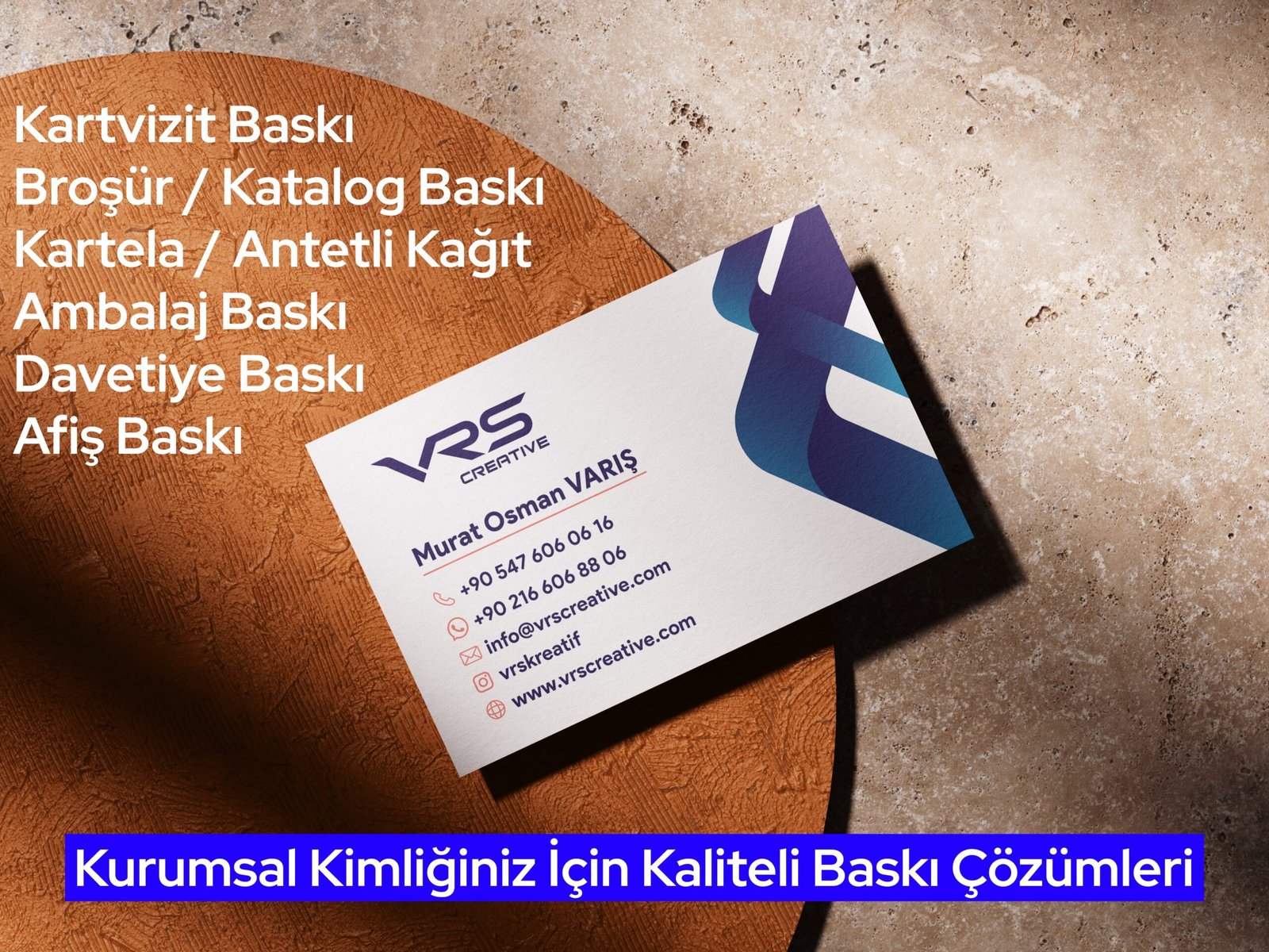 VRS Creative matbaa ve basılı ürünler